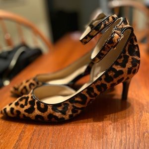Franco Sarto cheetah print heels